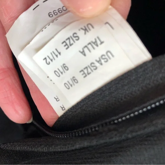 Ball Gown, Sequenced Satin Tulle, Pink & Black (size 9) - Picture 14 of 14